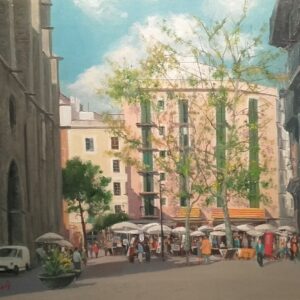 Plaça Sant Josep Oriol (Bcn)