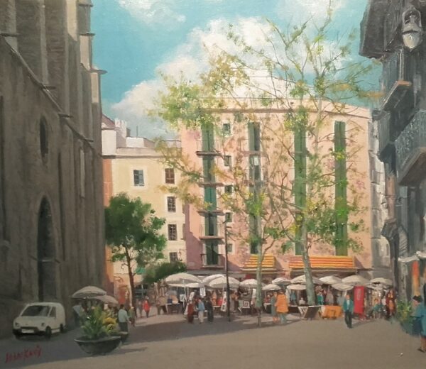 Plaça Sant Josep Oriol (Bcn)